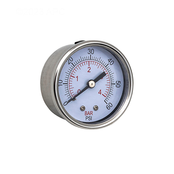 Waterway Pressure Gauge 830-4000SS