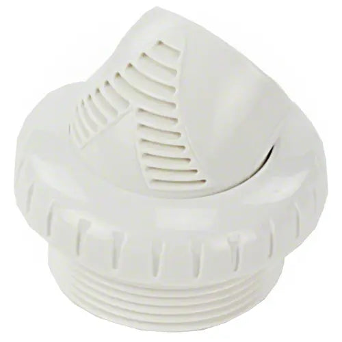White smoke detector on a white background