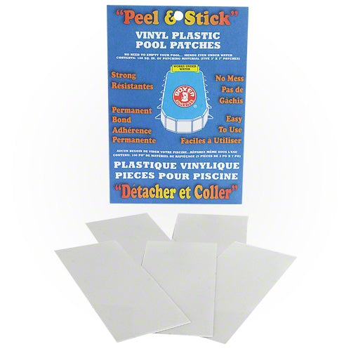 Boxer Adhesives Peel & Stick Vinyl Plastic Pool Patch