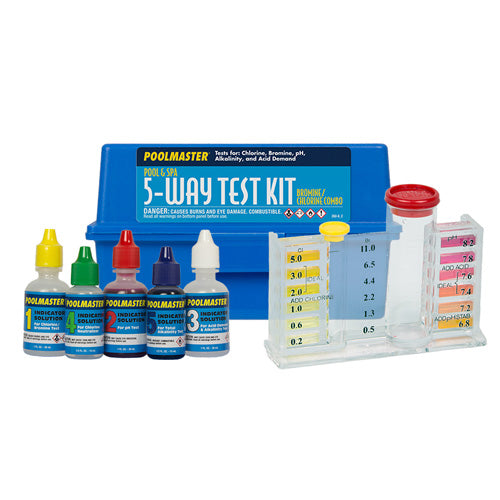 Poolmaster Premier Deluxe 5-Way Test Kit | Poolmaster 22270 — Sunplay