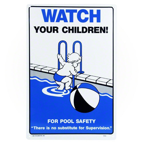 Poolmaster Residential Or Commercial Swimming Pool Signs, Who Peed In The Pool 41330