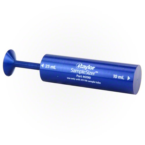 Taylor Technologies 6190 SampleSizer - 10 ML/25 ML Anodized Aluminum Water Testing Tool