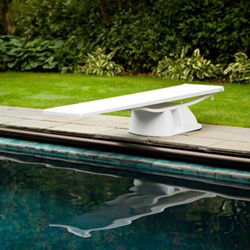 S.R. Smith Salt Pool Jump System 8' Board Spring Assembly - Pewter Gray ...