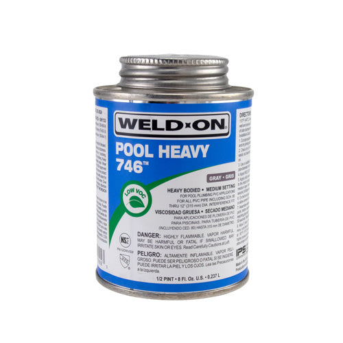 Weld-On Pool Heavy 746 Glue - 1/2 Pint