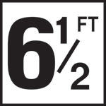 Inlays 6" Ceramic Tile Markers - FT Series - 4" Numbers