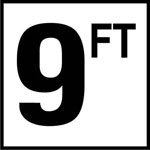 Inlays 6" Ceramic Tile Markers - FT Series - 4" Numbers