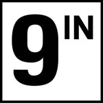 Inlays 6" Ceramic Tile Markers - IN Series - 4" Numbers