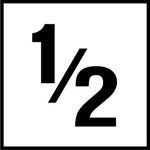 Inlays 6" Ceramic Tile Markers - NO Series - 4" Numbers