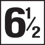 Inlays 6" Ceramic Tile Markers - NO Series - 4" Numbers