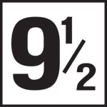 Inlays 6" Ceramic Tile Markers - NO Series - 4" Numbers
