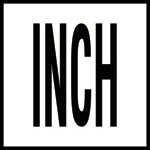 Inlays 6" Ceramic Waterline Tile Markers - TMG Series - 4" Letters