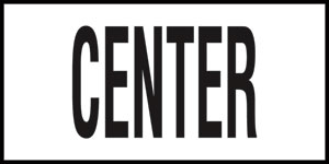 Inlays 6" Ceramic Waterline Tile Markers - TMG Series - 4" Letters