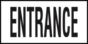 Inlays 6" Ceramic Deck Tile Markers - TMG Series - 4" Letters