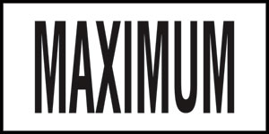 Inlays 6" Ceramic Waterline Tile Markers - TMG Series - 4" Letters