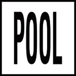 Inlays 6" Ceramic Deck Tile Markers - TMG Series - 4" Letters