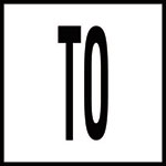 Inlays 6" Ceramic Waterline Tile Markers - TMG Series - 4" Letters