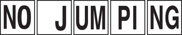 Inlays 6" Ceramic Tile Markers - MMG Series - 4" Letters