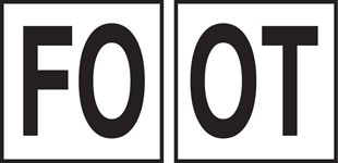 Inlays 6" Ceramic Tile Markers - MMG Series - 4" Letters