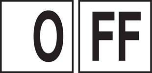 Inlays 8" Ceramic Tile Markers - MMG Series - 6" Letters