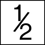 Inlays 8" Ceramic Tile Depth Markers - NO Series - 6" Numbers