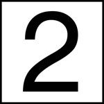 Inlays 8" Ceramic Tile Depth Markers - NO Series - 6" Numbers