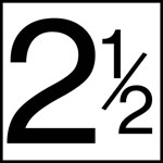 Inlays 8" Ceramic Tile Depth Markers - NO Series - 6" Numbers
