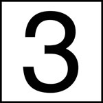 Inlays 8" Ceramic Tile Depth Markers - NO Series - 6" Numbers