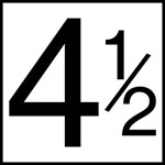 Inlays 8" Ceramic Tile Depth Markers - NO Series - 6" Numbers