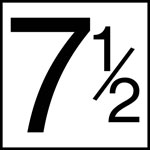 Inlays 8" Ceramic Tile Depth Markers - NO Series - 6" Numbers