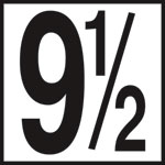 Inlays 6" Ceramic Tile Markers - NO Series - 5" Numbers