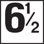 Inlays 6" Ceramic Tile Markers - NO Series - 4" Top Print Numbers