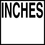 Inlays 6" Ceramic Tile Markers - MG Series - Top Print Letters