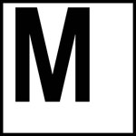 Inlays 6" Ceramic Tile Markers - AB Series - 4" Top Print Letters