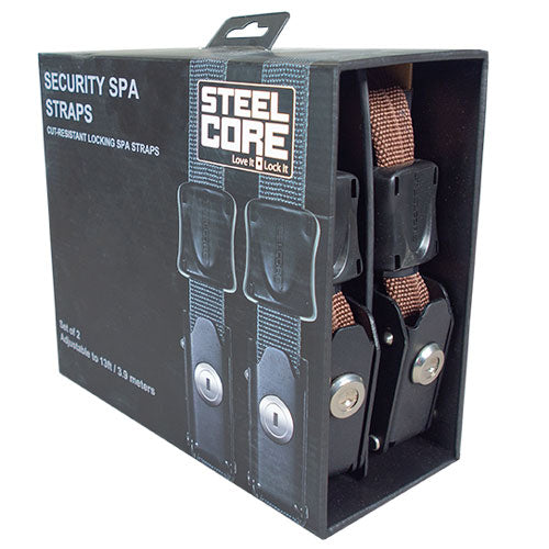 Steel Core Spa Security Straps - Set of 2