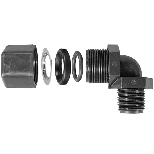 Parker Elbow Compression Fitting - 1/2" Thread x 5/8" Tubing