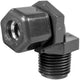 Parker Elbow Compression Fitting - 1/2" Thread x 3/8" Tubing