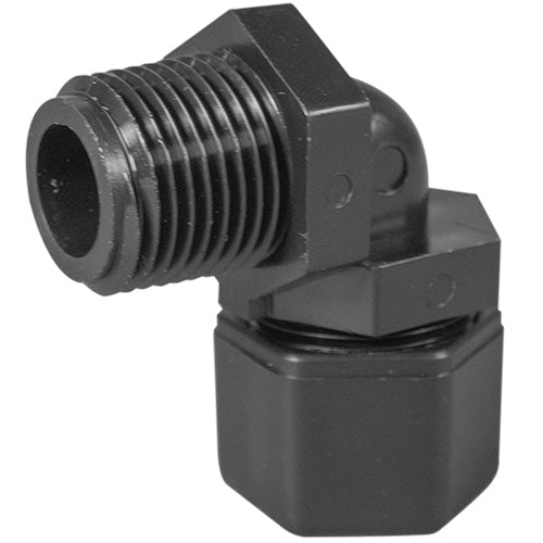 Parker Elbow Compression Fitting - 1/2" Thread x 1/2" Tubing