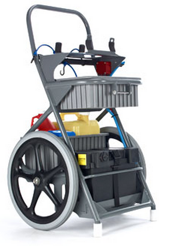 PowerVac Mobile Large Service Cart 038-D