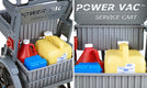 PowerVac On-Site Service Cart 038-B-D