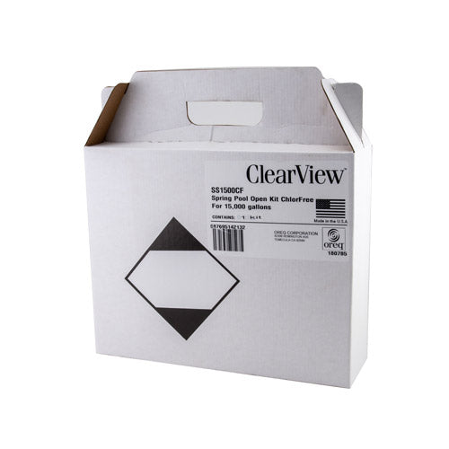 ClearView Spring Pool Open Kit - 15,000 Gallon Pools - Chlorine Free