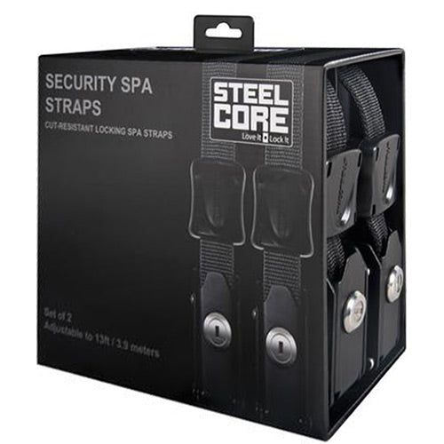 Steel Core Spa Security Straps - Set of 2