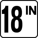 Inlays Vinyl Stickon Markers - IN Series