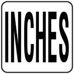 Inlays Vinyl Stickon Text Message Markers - TMG Series
