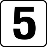 Inlays Vinyl Stickon Markers - NO Series