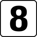 Inlays Vinyl Stickon Markers - NO Series