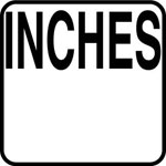 Inlays Vinyl Stickon Message Markers - MG Series